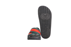 GUCCI SLIDE CRISS CROSS RUBBER WEB BLACK - 41/42 BR