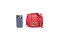 D&G DG AMORE CROSSBODY LEATHER RED
