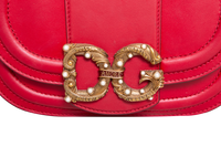 D&G DG AMORE CROSSBODY LEATHER RED