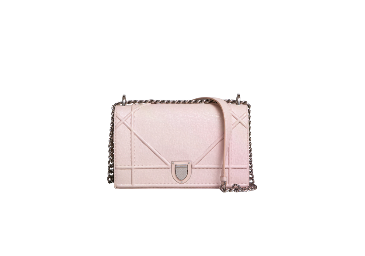 DIOR DIORAMA MEDIUM GRAINED CALFSKIN ROSE