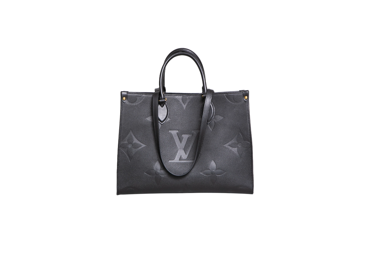 LV ONTHEGO MM MONOGRAM EMPREINTE BLACK