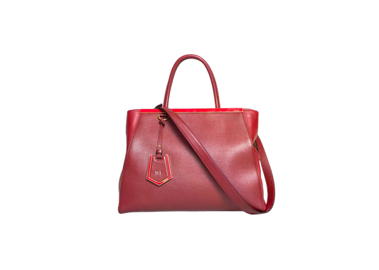 FENDI SHOPPING 2JOURS MEDIUM CHERRY