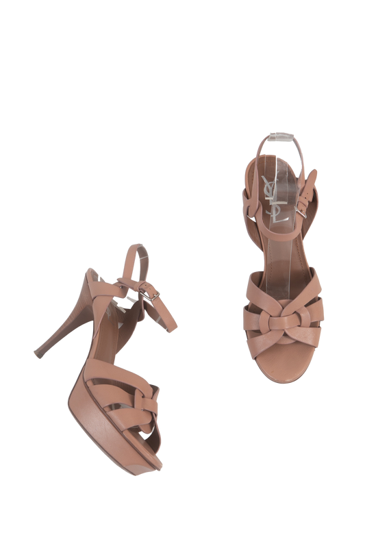 DESAPEGO THASSIA NAVES YSL SANDAL TRIBUTE 75 STRAPS PALETA NUDE