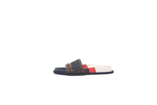 FENDI X FILA SLIDE FF MANIA PATTERN