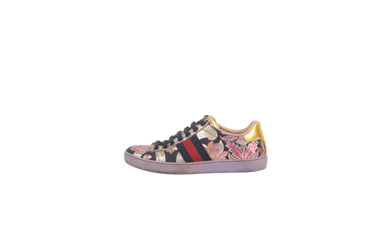 GUCCI SNEAKER ACE METALLIC EMBROIDERY