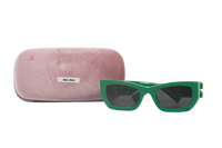 MIU MIU OCULOS GREEN LOGO SMU 09W