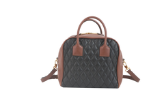 BURBERRY CUBE BAG MEDIUM QUILTED LAMBSKIN