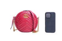 GUCCI ROUND GG MARMONT RED