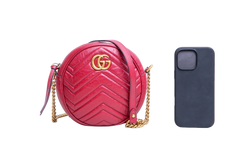 GUCCI ROUND GG MARMONT RED