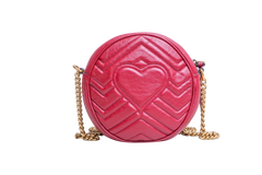 GUCCI ROUND GG MARMONT RED