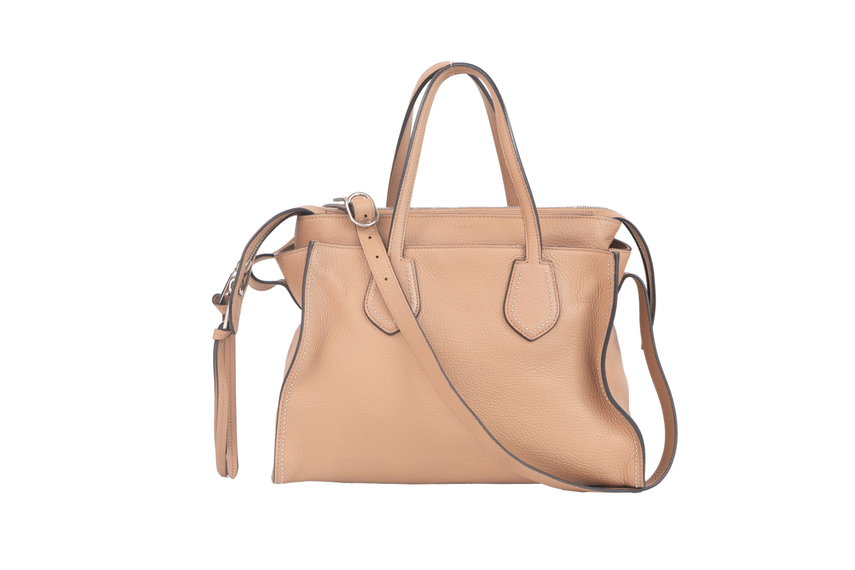 GUCCI RAMBLE TOTE BEIGE