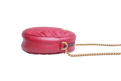 GUCCI ROUND GG MARMONT RED