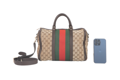 GUCCI BOSTON OPHIDIA MEDIUM CANVAS