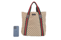 GUCCI TOTE CANVAS & WEB