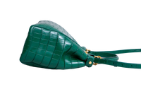 FENDI PEEKABOO MEDIUM CROCO EMBOSSED GREEN