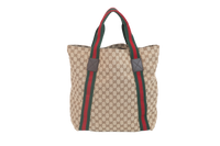 GUCCI TOTE CANVAS & WEB