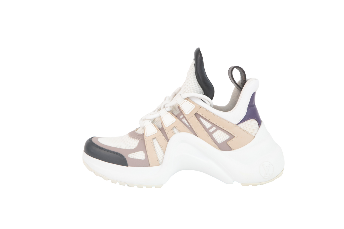 LV SNEAKER ARCHLIGHT BEIGE PURPLE - 34 BR