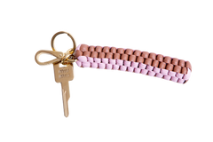 MIU MIU BRAIDED CORD KEYCHAIN