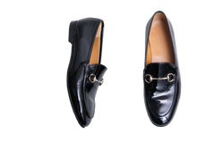 GUCCI LOAFER JORDAAN HORSEBIT PATENT BLACK - 37 BR