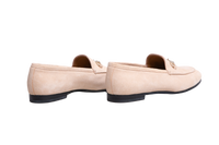GUCCI LOAFER JORDAAN HORSEBIT SUEDE WHITE BEIGE - 36 1/2 BR