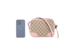 GUCCI BREE GG CANVAS PINK