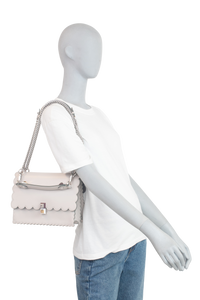 FENDI KAIN I SCALLOPED GRIGIO POLVERE