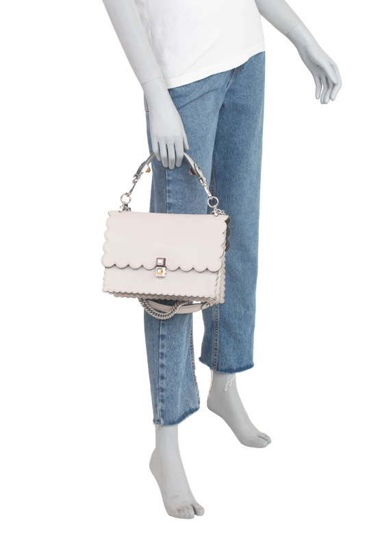 FENDI KAIN I SCALLOPED GRIGIO POLVERE