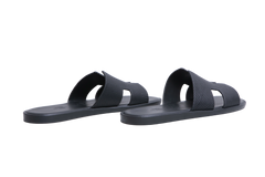 HERMÈS IZMIR SANDAL NOIR LÉZARD - 40 BR