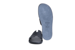 HERMÈS IZMIR SANDAL NOIR LÉZARD - 40 BR