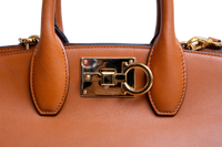 FERRAGAMO STUDIO TOTE LEATHER BROWN