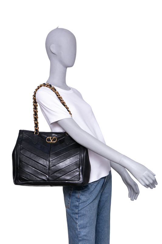 VALENTINO LASEINE MEIDUM BLACK