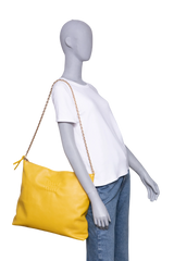 MIU MIU SOFT HANDBAG LEATHER TOPÁZIO