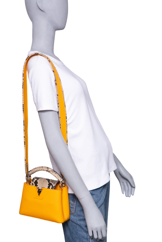 LV CAPUCINES BB PYTHON