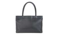 CHANEL OPEN TOTE STITCH CC CAVIAR BLACK