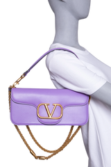 VALENTINO BAGUETTE VLOGO VIOLET