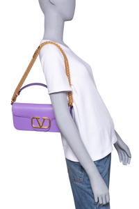 VALENTINO BAGUETTE VLOGO VIOLET