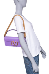 VALENTINO BAGUETTE VLOGO VIOLET