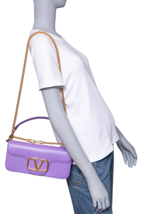 VALENTINO BAGUETTE VLOGO VIOLET