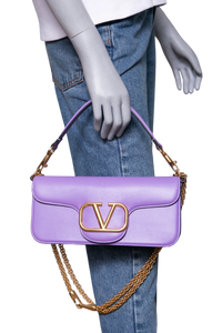 VALENTINO BAGUETTE VLOGO VIOLET