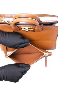 FERRAGAMO STUDIO TOTE LEATHER BROWN