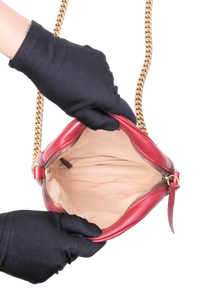 GUCCI ROUND GG MARMONT RED