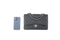 CHANEL CLASSIC SF JUMBO CAVIAR BLACK