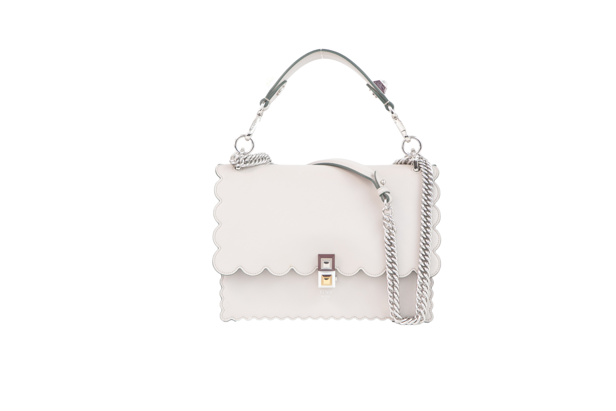 FENDI KAIN I SCALLOPED GRIGIO POLVERE