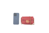 GUCCI GG MARMONT SUPER MINI RED