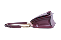 FERRAGAMO VARA SHOULDER BAG WINE