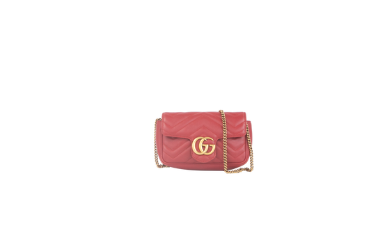 GUCCI GG MARMONT SUPER MINI RED