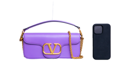 VALENTINO BAGUETTE VLOGO VIOLET