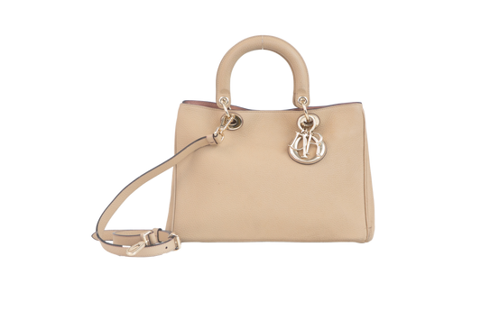 DIOR DIORISSIMO TOTE MEDIUM BEIGE CLAIR