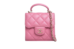 CHANEL MICRO TIMELESS LIGHT PINK TOP HANDLE 2022