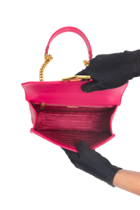PRADA SOFT CALF IMPUNTURE MAGENTA